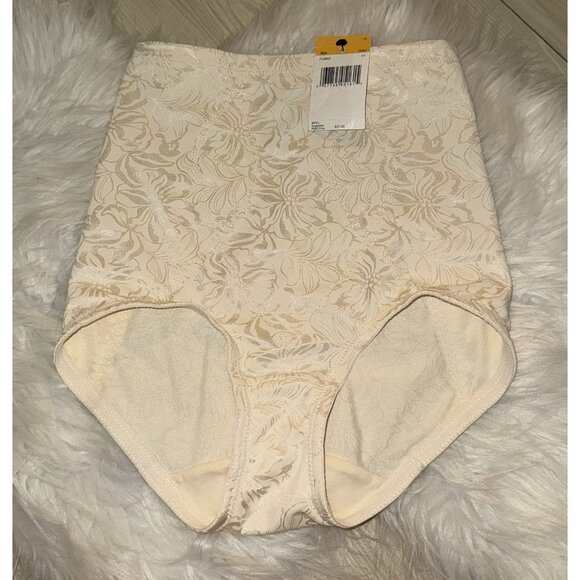 Maidenform Instant Slimmer Firm Control Brief Shaper Bottom Womens S Ivory 6854 - Picture 1 of 4